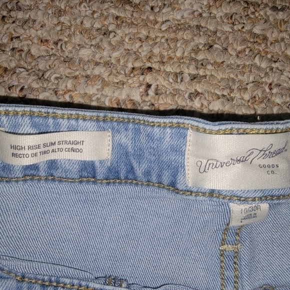 Universal Thread High Rise Slim Straight jeans - Picture 2 of 3